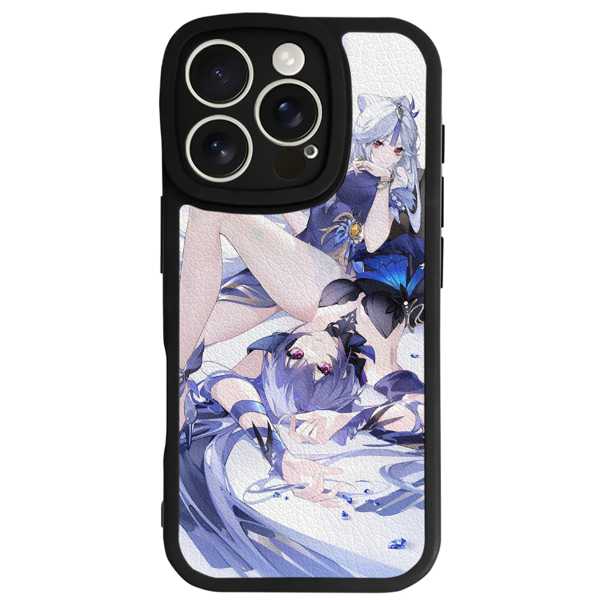 げんし神 genshin 【iPhone 16シリーズ対応】シリコンスマホケース（レザー調） 材質：シリコン